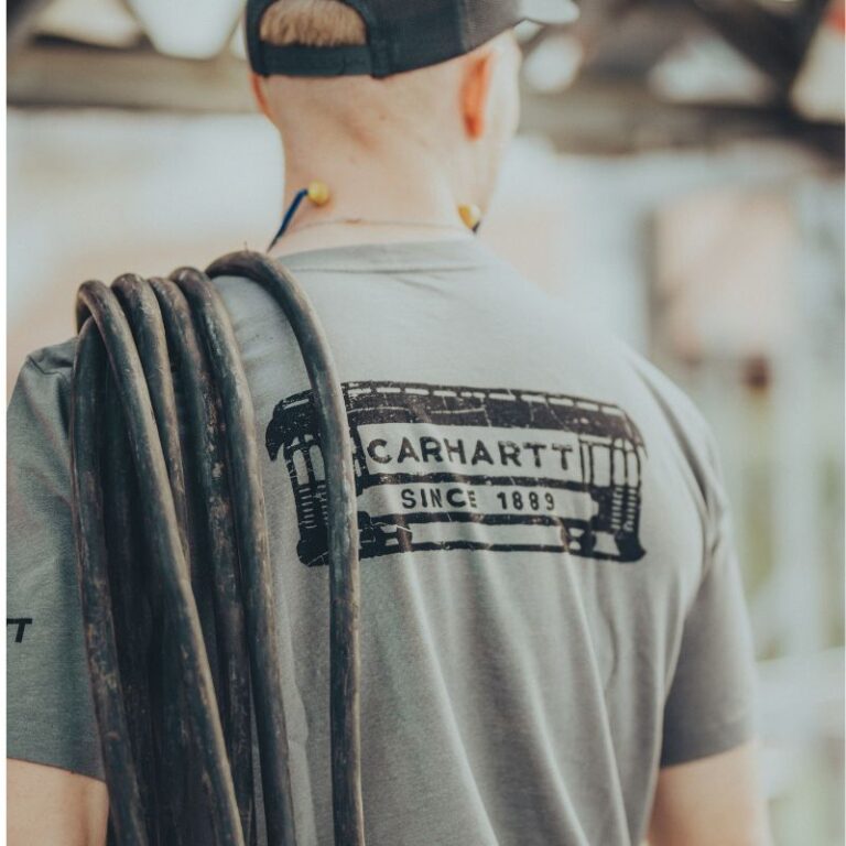 Carhartt Stuttermabolur með lest
