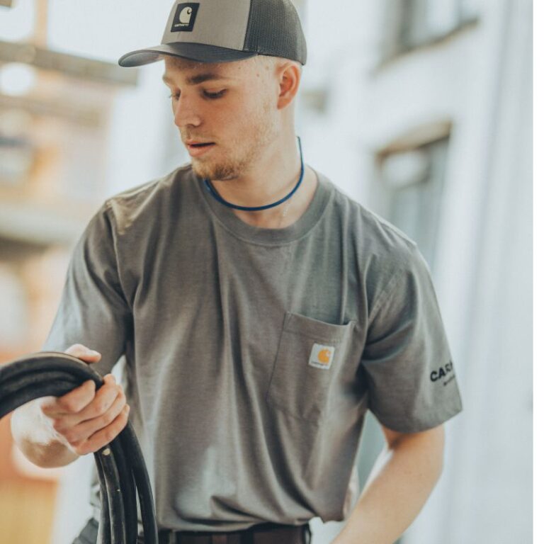 Carhartt Stuttermabolur með lest