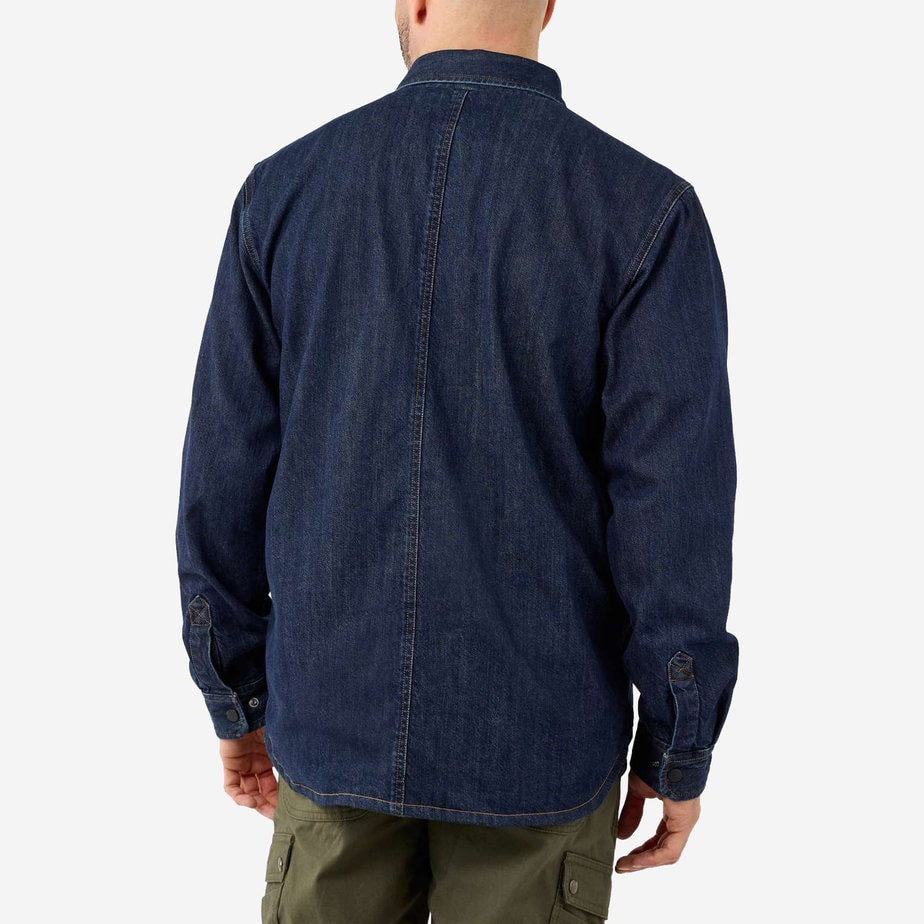 Denim Skyrta fleece lined Carhartt