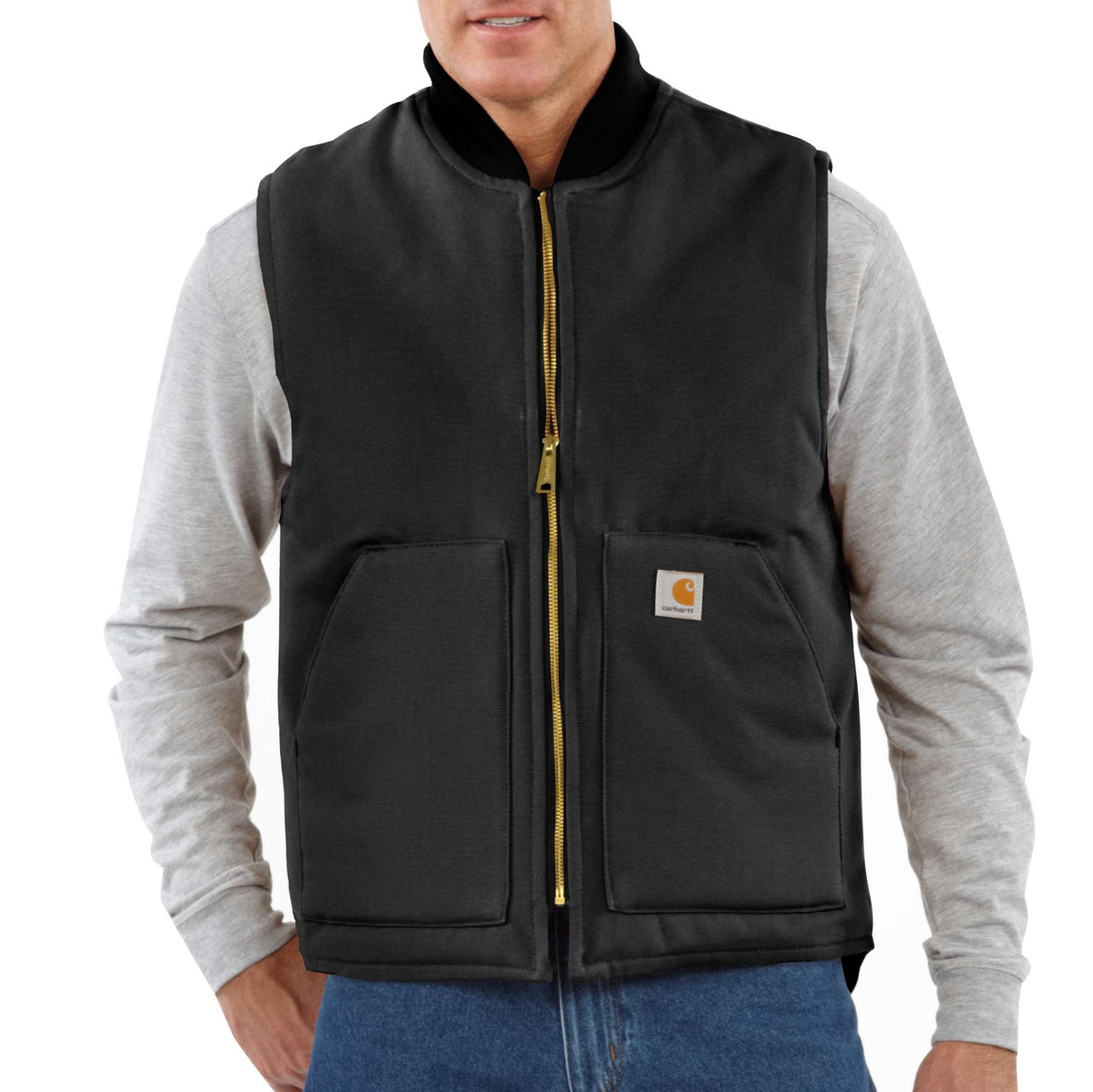 Vesti fóðrað rib collar v01 Carhartt