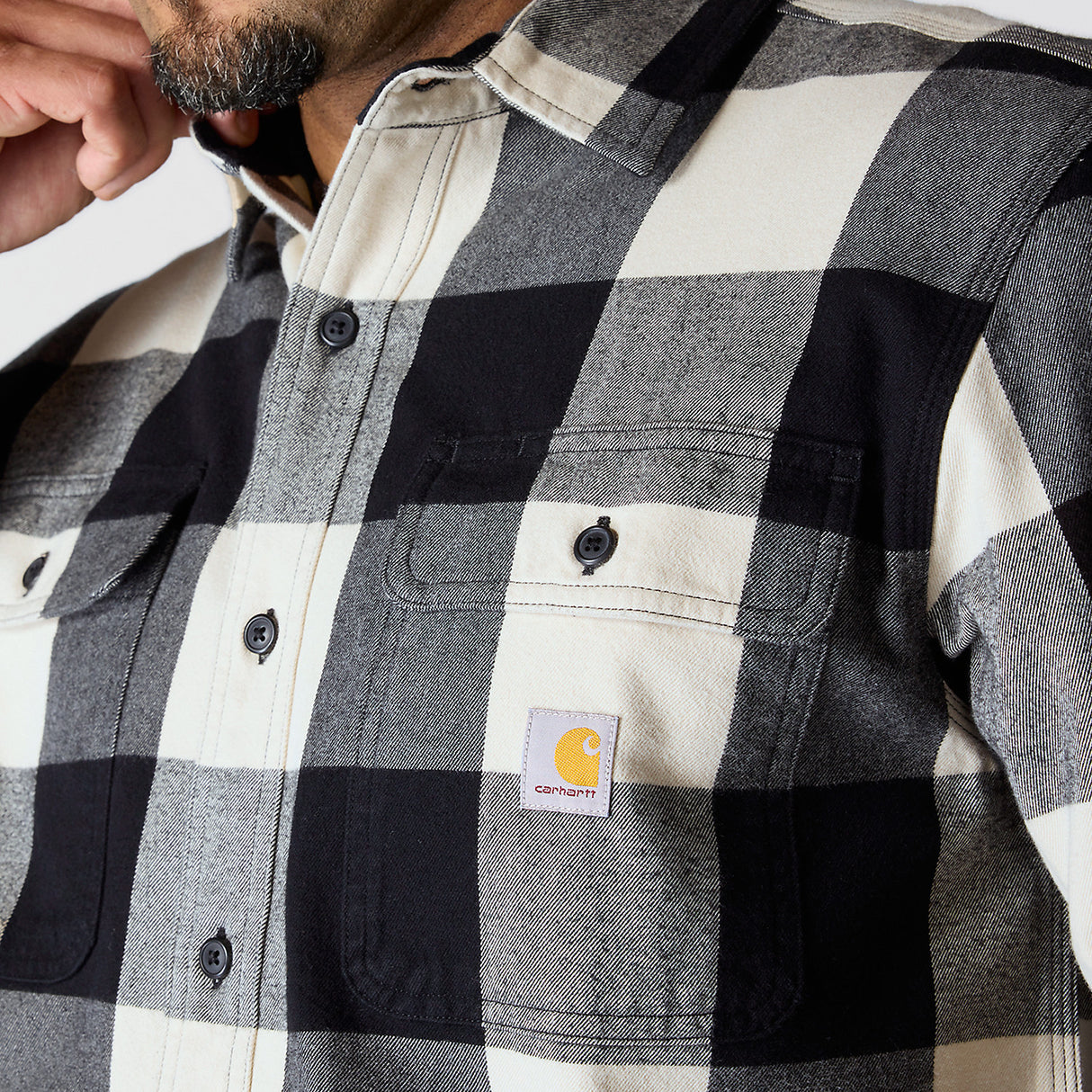Carhartt Köflótt Loose fit skyrta