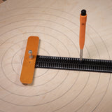 UJK T-vinkill 420mm m.götum