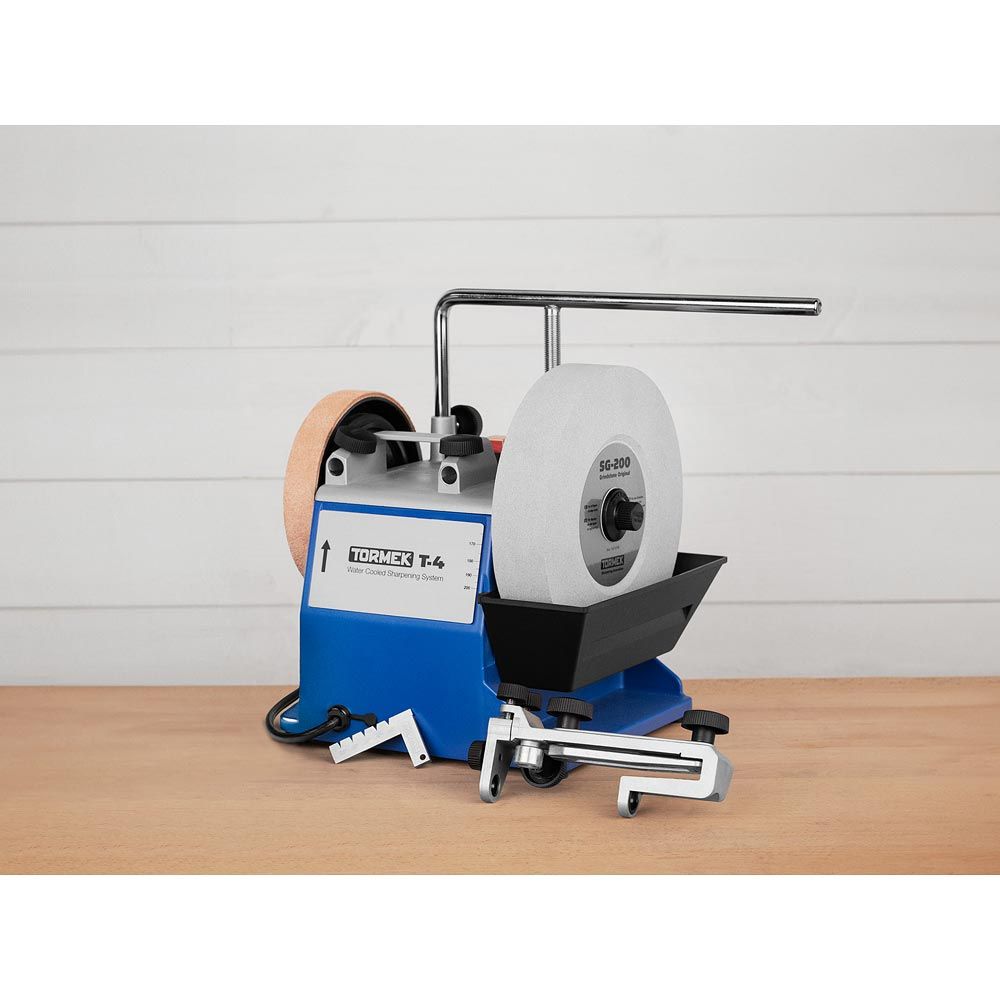 Tormek stýring f. beinan skurðarflöt