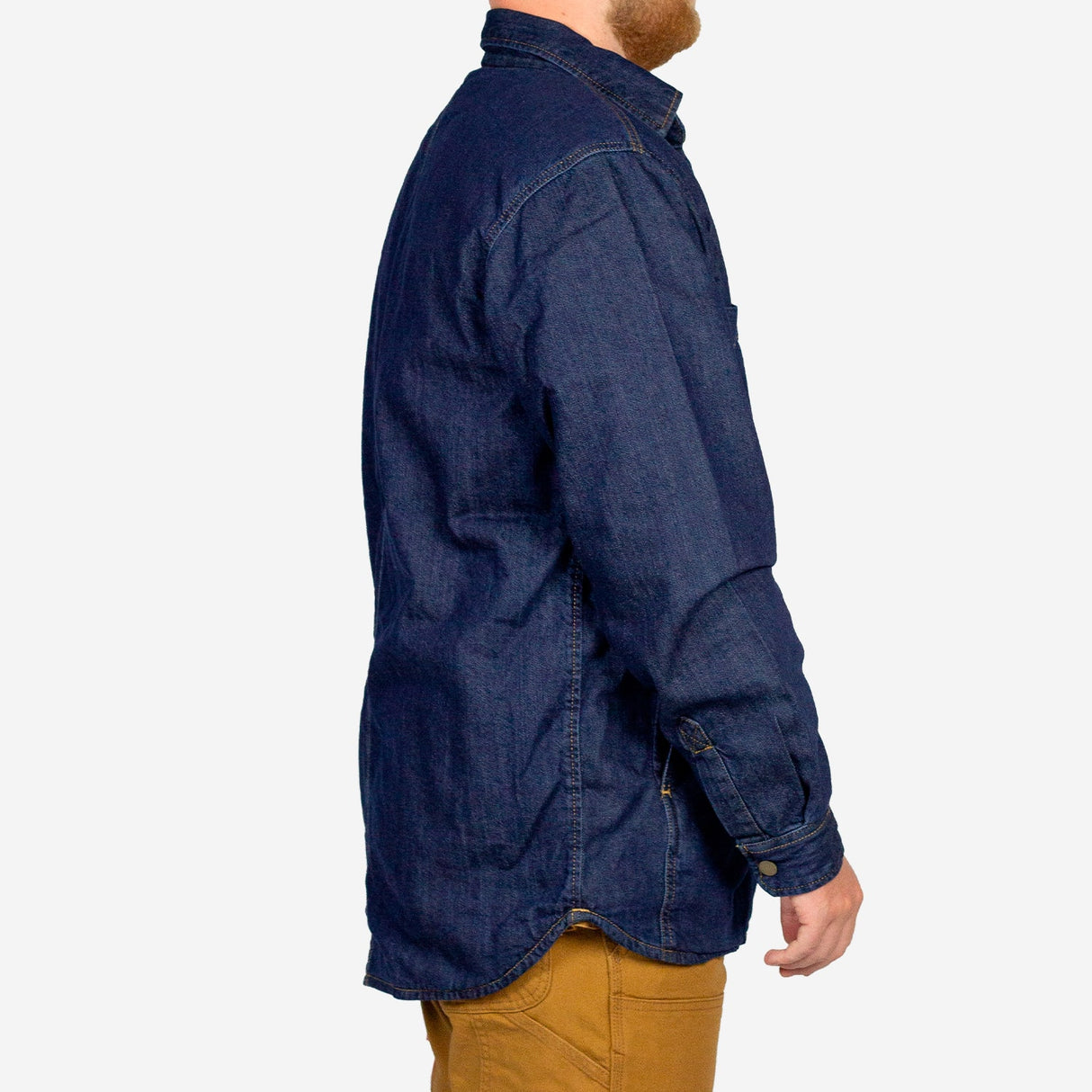 Denim Skyrta fleece lined Carhartt