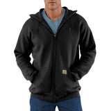 Rennd hettupeysa með vösum Carhartt