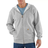 Rennd hettupeysa með vösum Carhartt