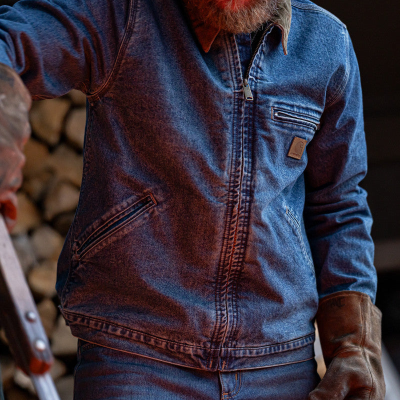 Carhartt Denim Detroit jakki Medium