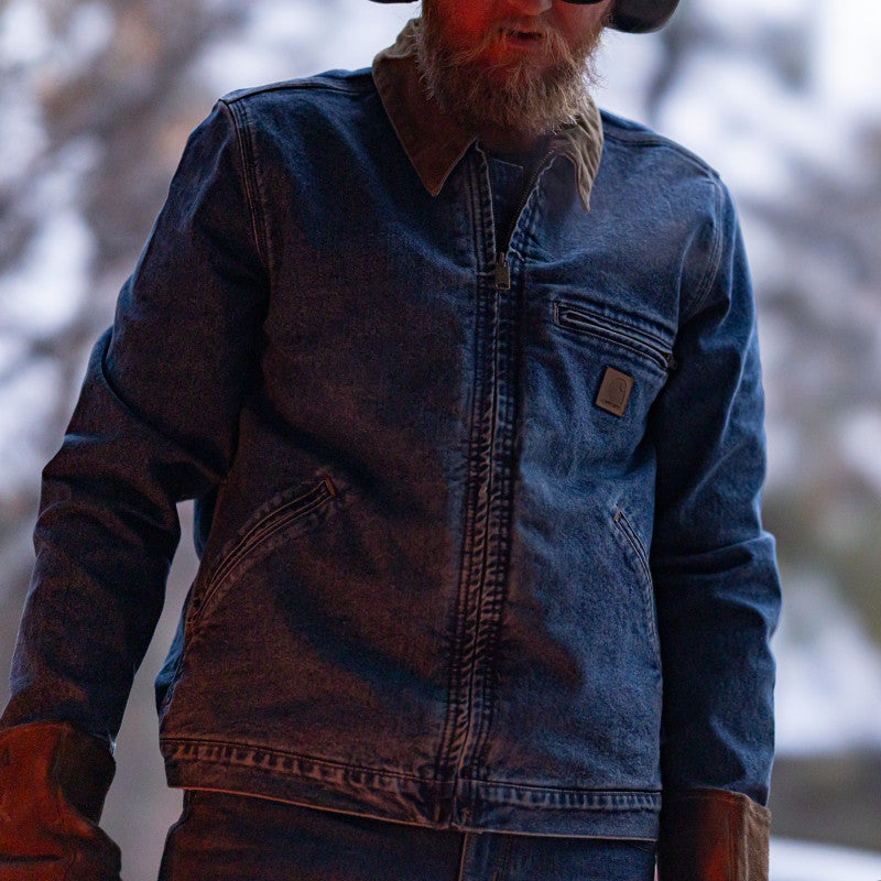 Carhartt Denim Detroit jakki Medium