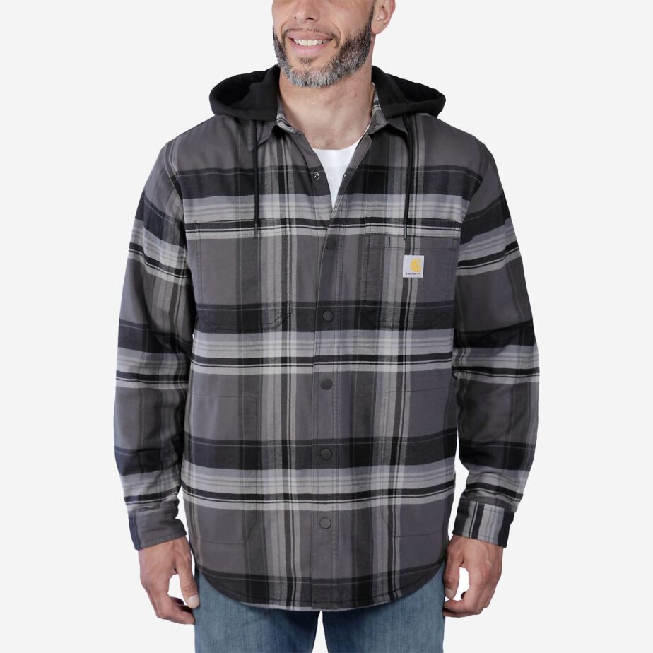 Carhartt skógarhöggsskyrta með hettu