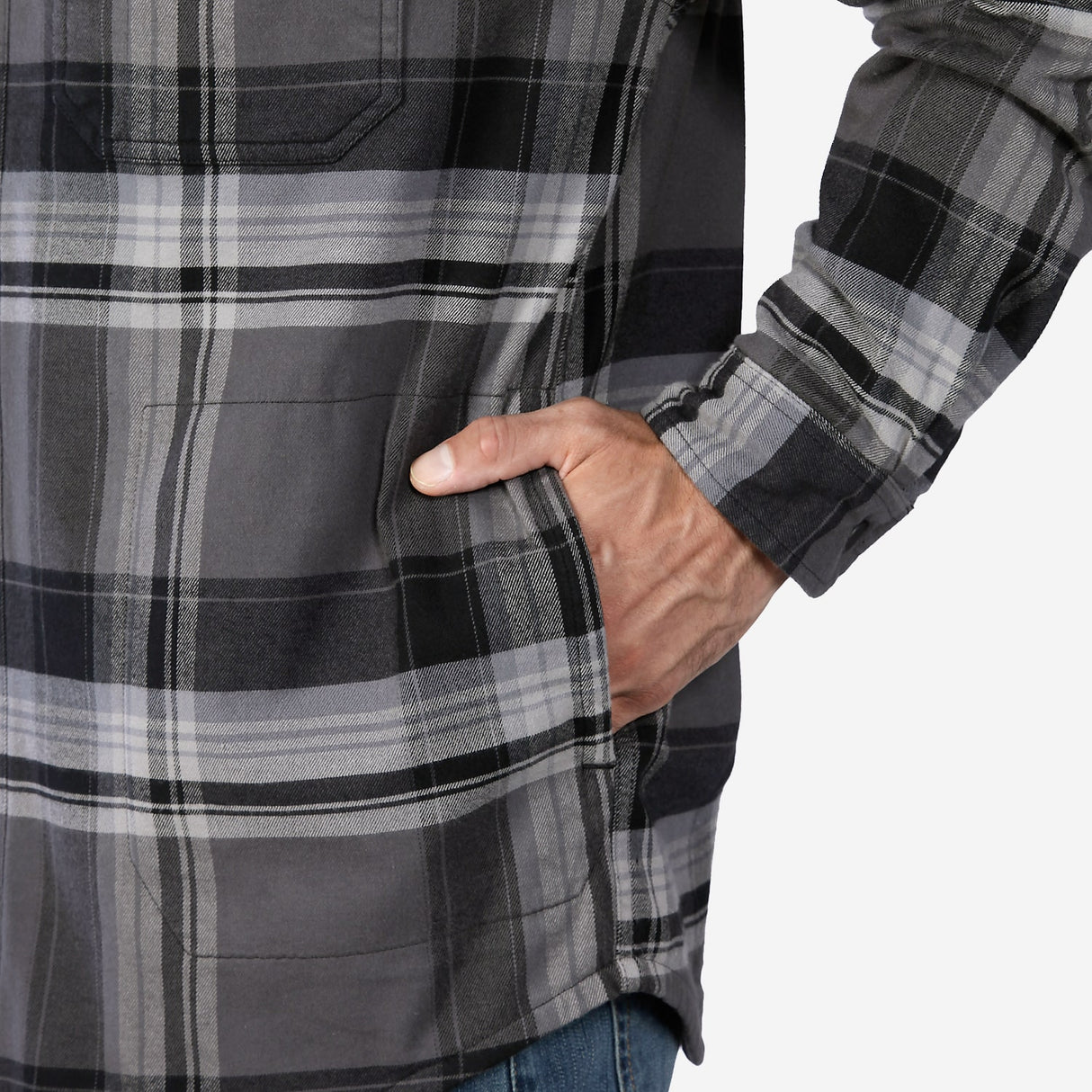 Carhartt skógarhöggsskyrta með hettu